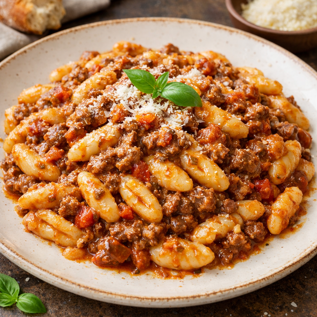 Cavatelli al ragù della Nonna
